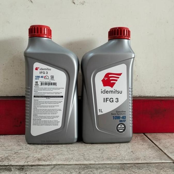 Oli Mesin Mobil Idemitsu 1L 10W/40 10/40 10W40 10W-40 10-40 SN/CF