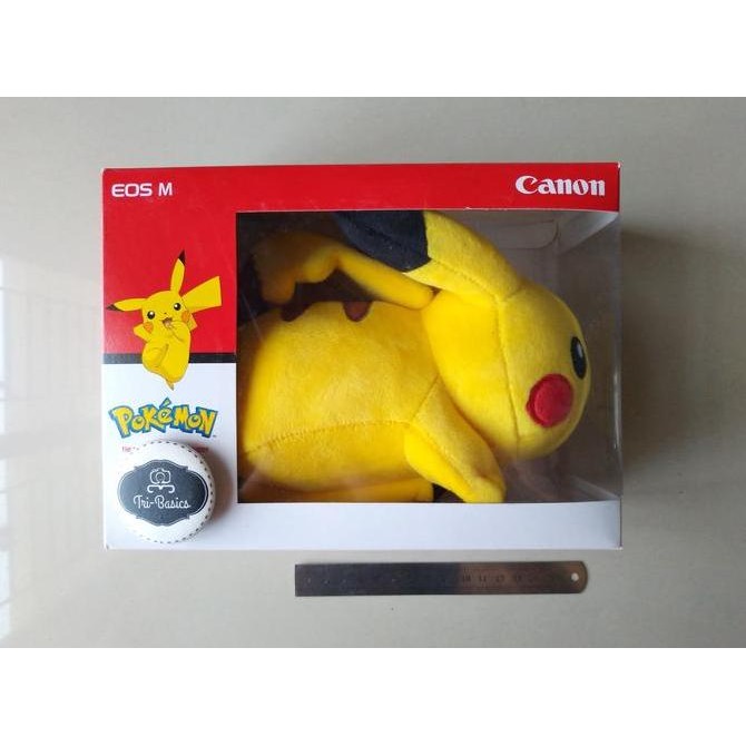 HARGA DISC - Boneka Pikachu Original ORI Pokemon Canon Untuk Di Tas Strap Kamera