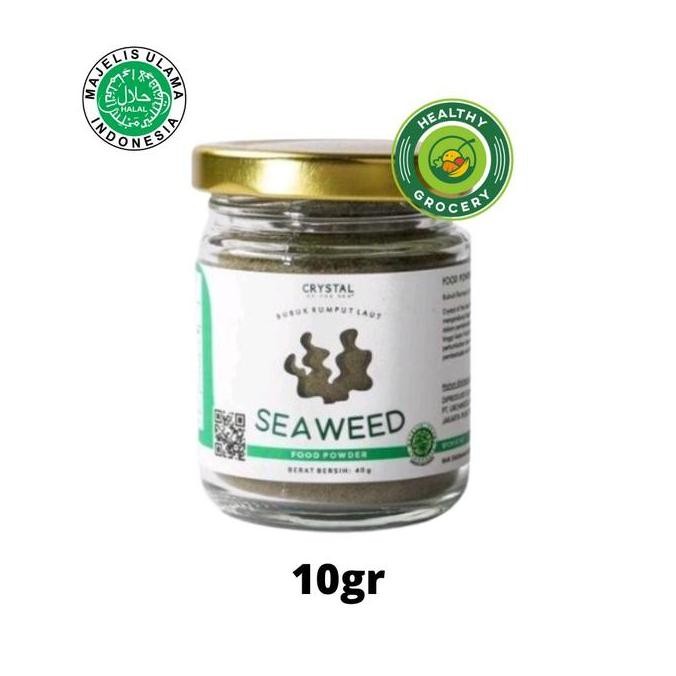

Termantab] Crystal Of The Sea Seaweed Food Powder / Bubuk Rumput Laut / Kaldu MPASI 10gr