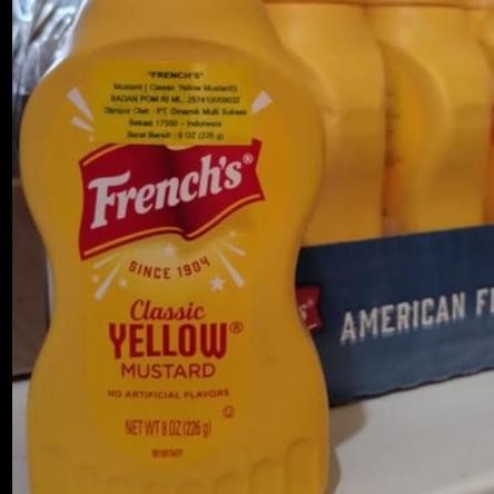 

] French's classic yellow mustard 8oz 226gram / yellow classic mustard