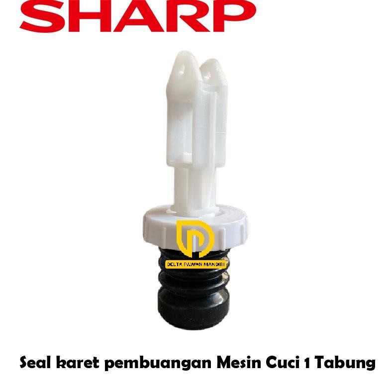 Seal Karet Pembuangan Mesin Cuci Sharp 1 Tabung / Top Loading