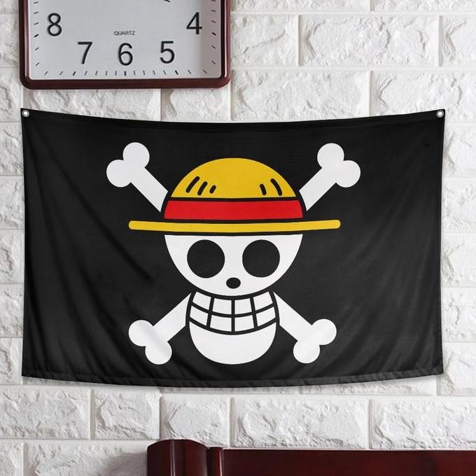 

Terlaris Poster Kain Bendera One Piece Luffy Mugiwara 60 x 90 Murah Bahan Satin Peles SALE