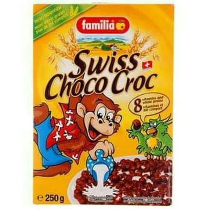 

Promo Sereal Familia Swiss Choco Croc Chocolate Cereal Cereals 250G Familia