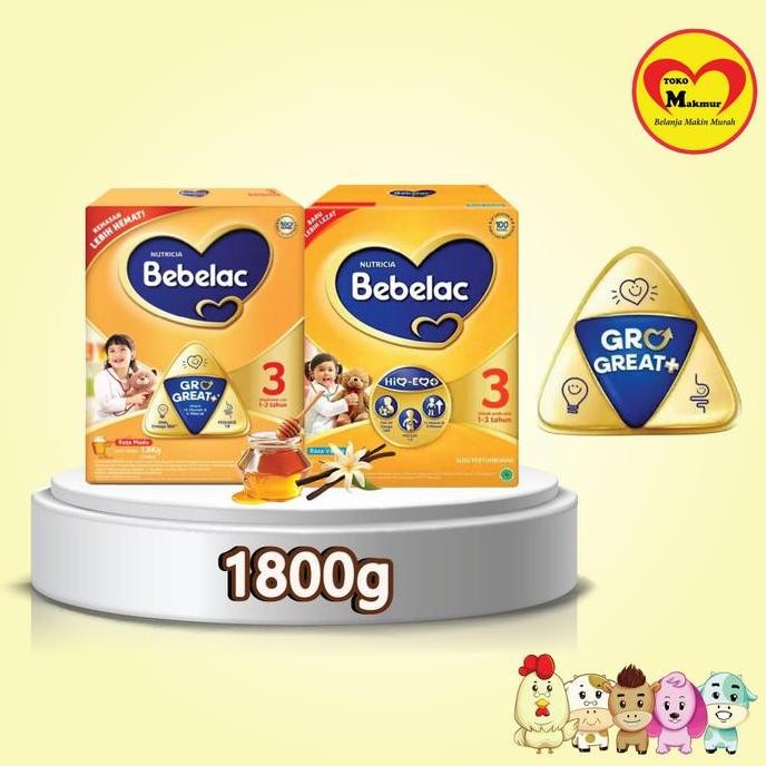 

BARU BEBELAC 3 VANILA / MADU 1800GR / TOKO MAKMUR BUBUK