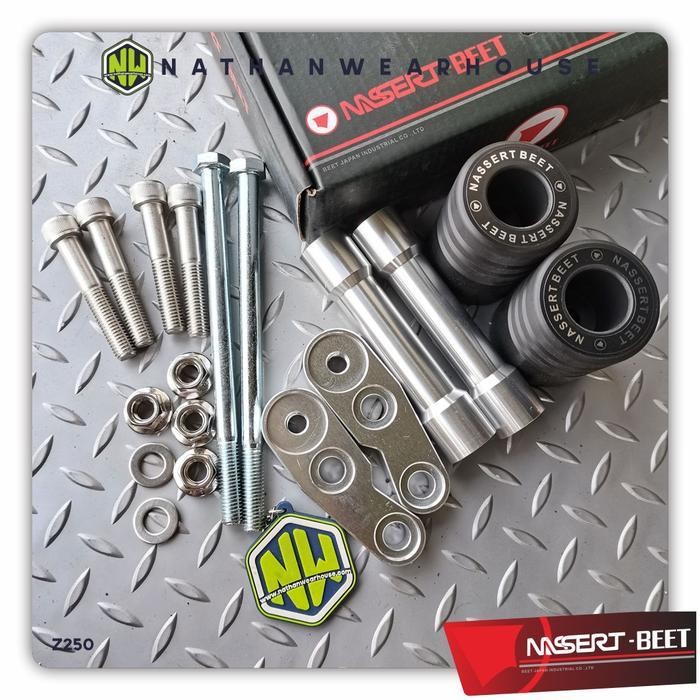 Frame Slider Anti Crash Jalu Knalpot Z250 Nassert Beet Original Dan Terpercaya