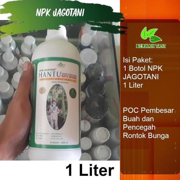 

Terlaris Pupuk Pembuahan Npk Jagotani Jimmy Hantu 1Lt