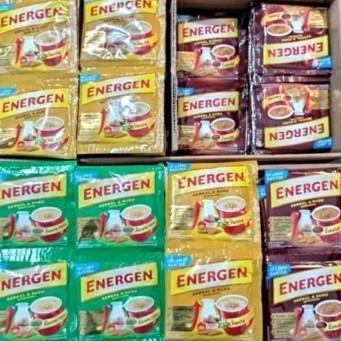 

Murah Energen Sereal Coklat,Vanila Kacang Ijo Per Dus Isi 160 Sachet
