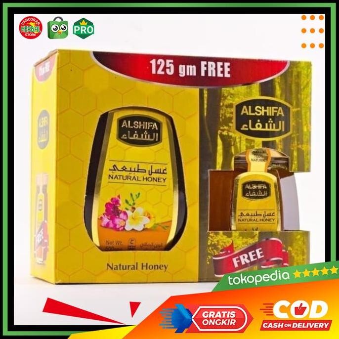 

BARU MADU ALSHIFA PAKET HEMAT 500GR FREE 125GR