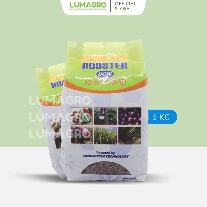 Terlaris Pupuk Npk Booster Dgw 12-6-22-3+Te 5Kg - Npk Booster Dgw