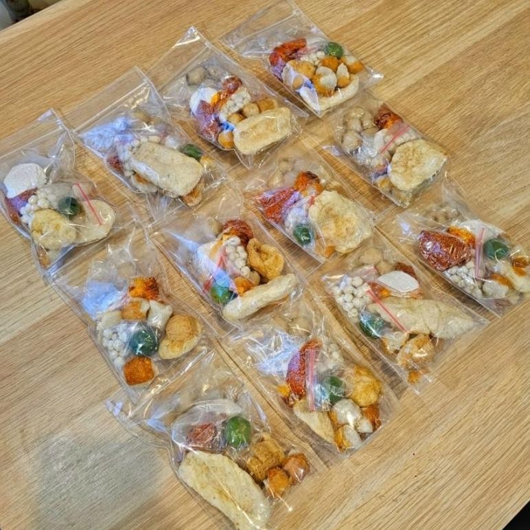 

PAKET 12 PCS Baso Aci Lengkap Murah | Keripix.id