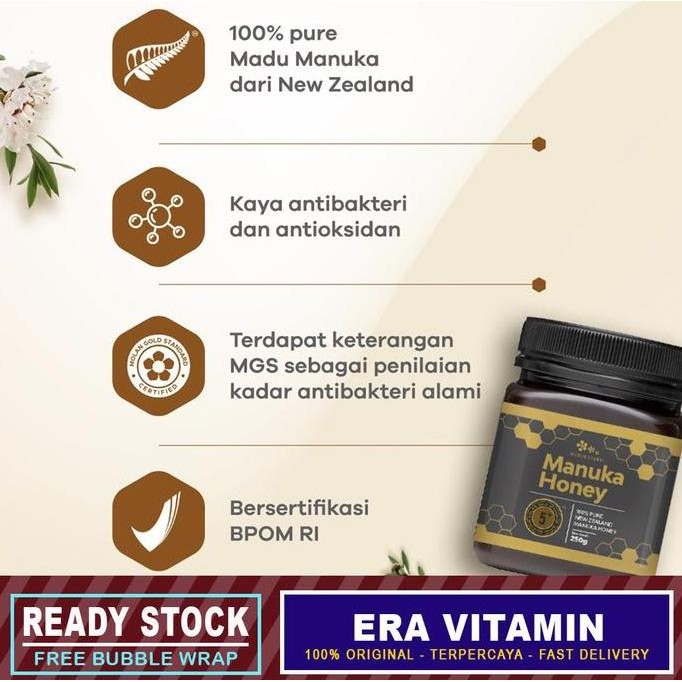 

BARU (250GR) UMF 20+ MADU MANUKA FARM HONEY NEW ZEALAND BPOM