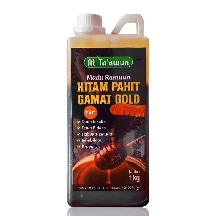 

BARU MADU HITAM PAHIT GAMAT GOLD 1 KG PLUS DAUN INSULIN