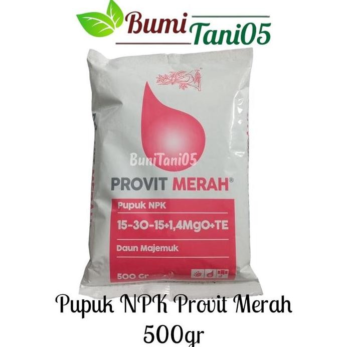 

Terlaris Pupuk Npk Meroke Provit Merah 15-30-15+1.4Mgo+Te Kemasan 500Gr