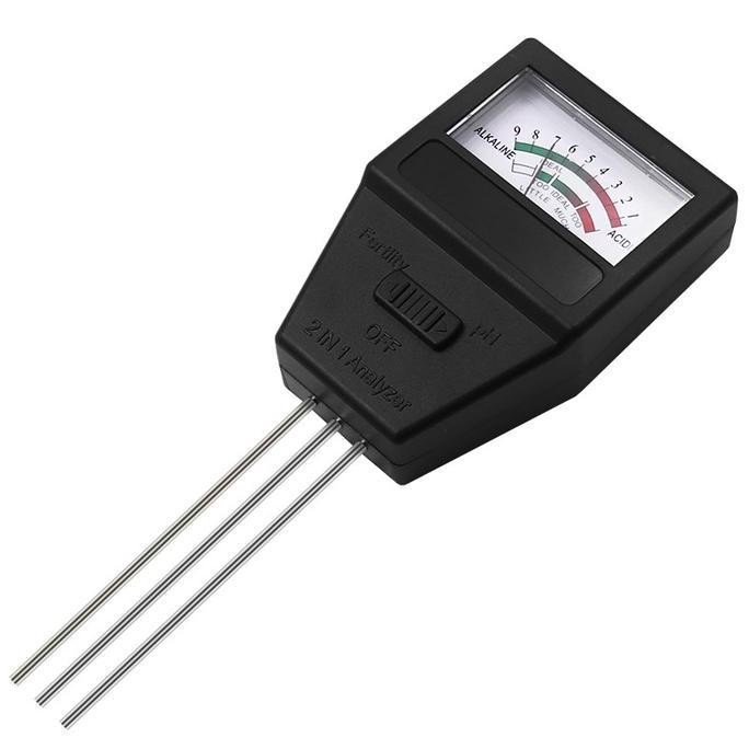 

Terlaris 2 In 1 Soil Meter Ph Meter Alat Ukur Ph Tanah Fertility Npk Dan 3 Probes