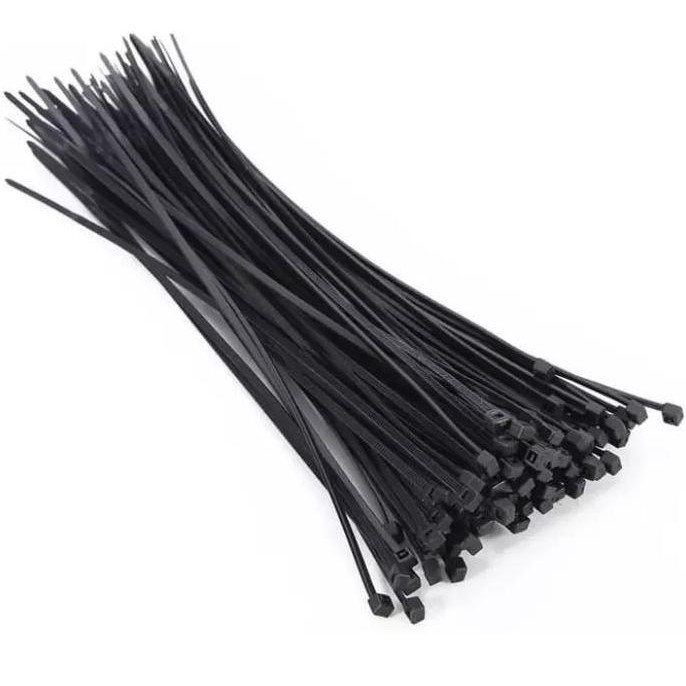 

;&;&;&;&] CABLE TIE BLACK COLOR / KABEL TIE HITAM 4,0 X 200MM (386-082)
