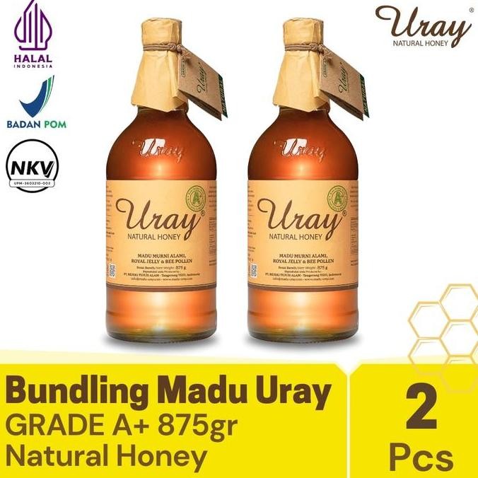 

BARU BUNDLING 2 PCS MADU URAY NATURAL HONEY 875GR - MADU HUTAN MURNI