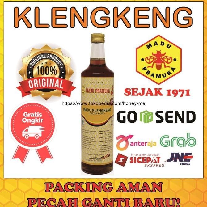 

BARU MADU ASLI KLENGKENG 650ML MADU PRAMUKA ALAMI