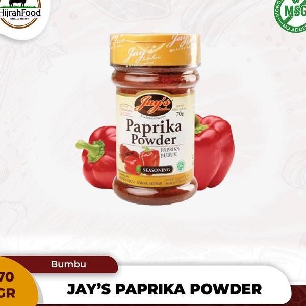 

Jay Itchen Papria Powder Eaoning Bumbu Papria Bubu 70 Gr