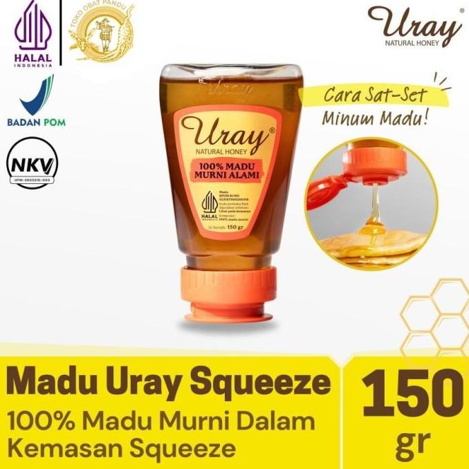 

BARU MADU URAY NATURAL HONEY (150 GRAM) / MADU MURNI / PURE HONEY
