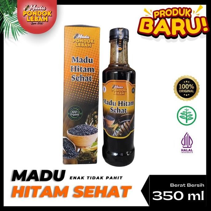 

BARU MADU HITAM SEHAT PONDOK LEBAH 350ML