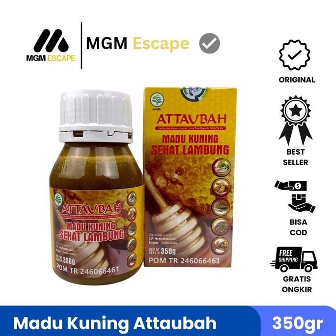 

BARU MADU KUNING SEHAT LAMBUNG ATTAUBAH 350GR ORIGINAL ALAMI HONEY SYRUP