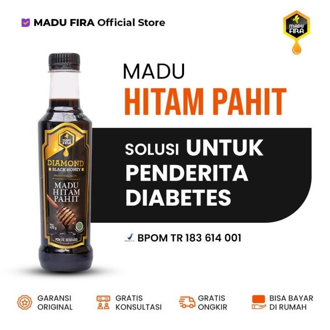 

BARU MADU HITAM PAHIT 470GR - DIAMOND BLACK HONEY - MADU FIRA