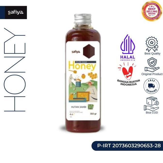 

BARU SAFIYA MADU HUTAN JAMBI 350 GR RAW HONEY ASLI PRREMIUM