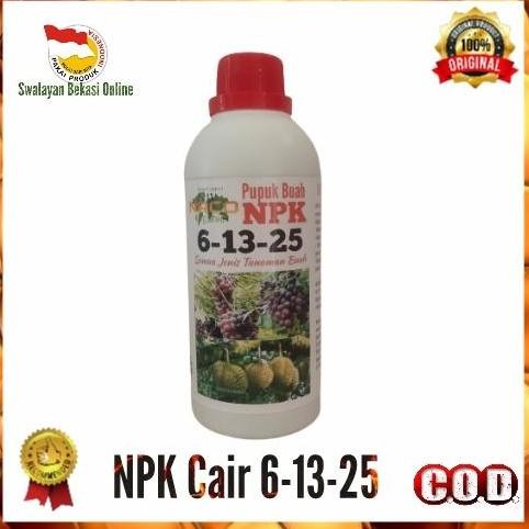 

Terlaris Pupuk Buah Npk 6 13 25 Isi 500Ml/Npk 6-13-25 Pupuk Cair Khusus Buah