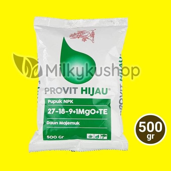 

Terlaris Pupuk Meroke Provit Hijau Npk 500 Gram Kemasan Pabrik Npk Daun