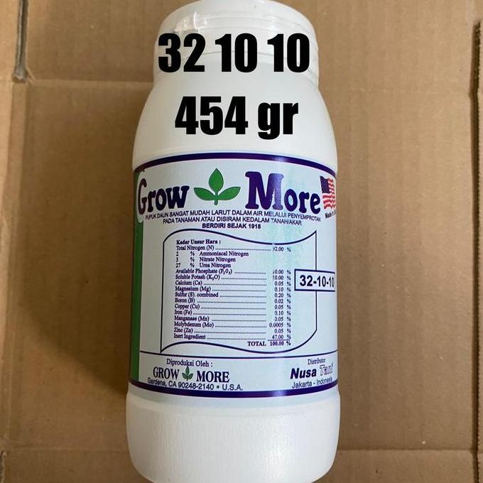 

Terlaris Pupuk Npk Growmore Untuk Daun (Biru) 32-10-10