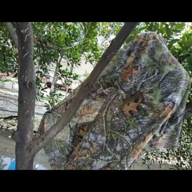 Jaring Camo Ukuran 2meter x 1,5meter / Shemagh Camo / Kelambu Sembunyi Kamuflase