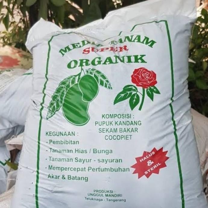 

Terlaris Media Tanam Super Organik / Pupuk Kompos / Pupuk Kandang 1Karung