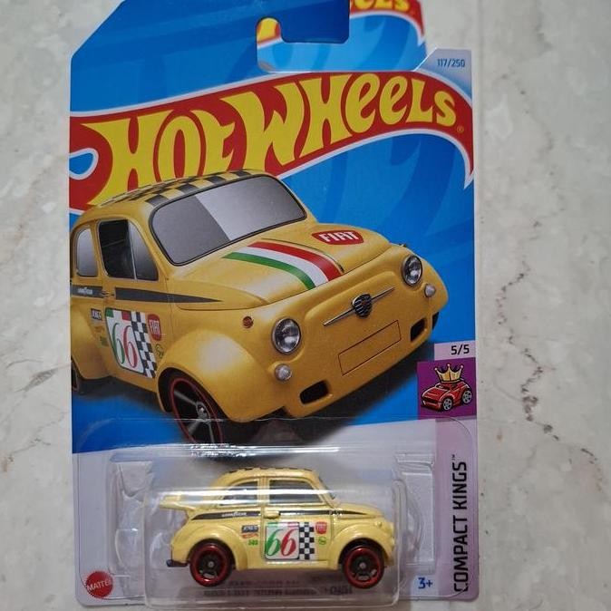 hotwheels 60s fiat 500d modificado