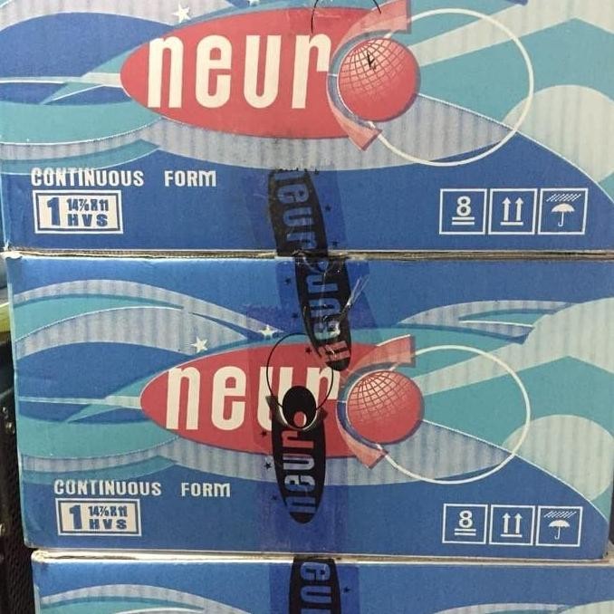

BEBAS ONGKIR - Kertas Continuous Form Neuro 9.5x11 1 Ply K1 Polos Print Paper K 1 Rangkap Putih Kantor