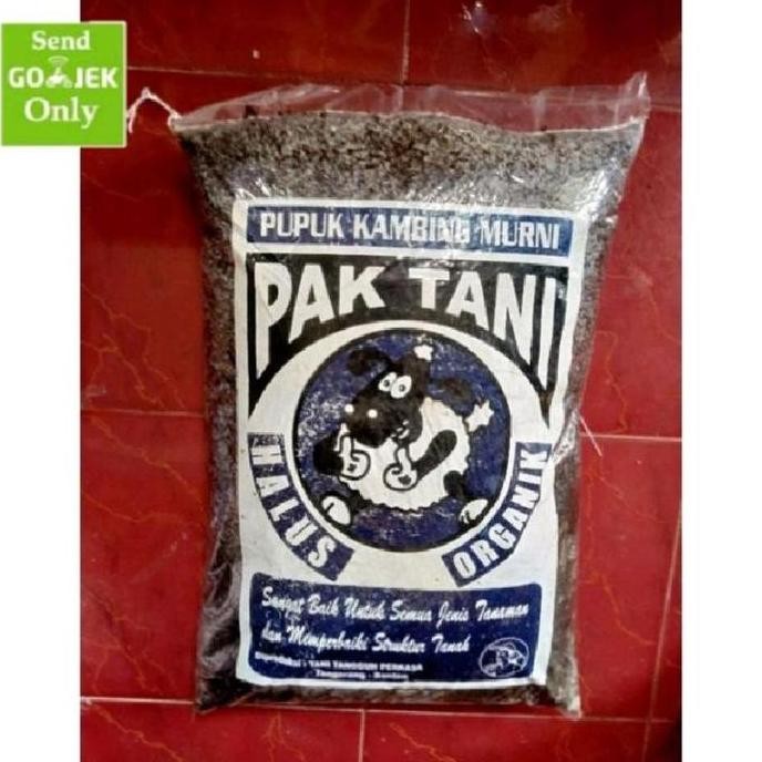 

Terlaris Pupuk Kandang Kambing Plus Pak Tani Organik 9 Kg Khusus Gosend