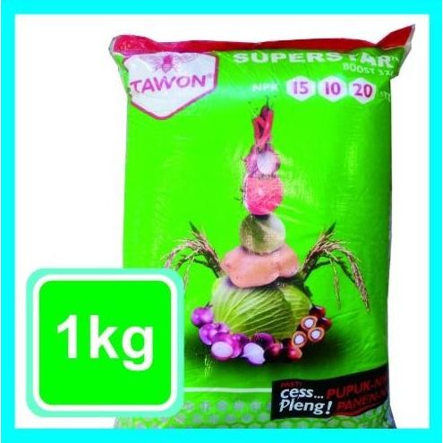 

Terlaris 1 Kg Pupuk Boost 324 Npk 15 - 10 - 20 + Te Cap Tawon Buah & Bunga