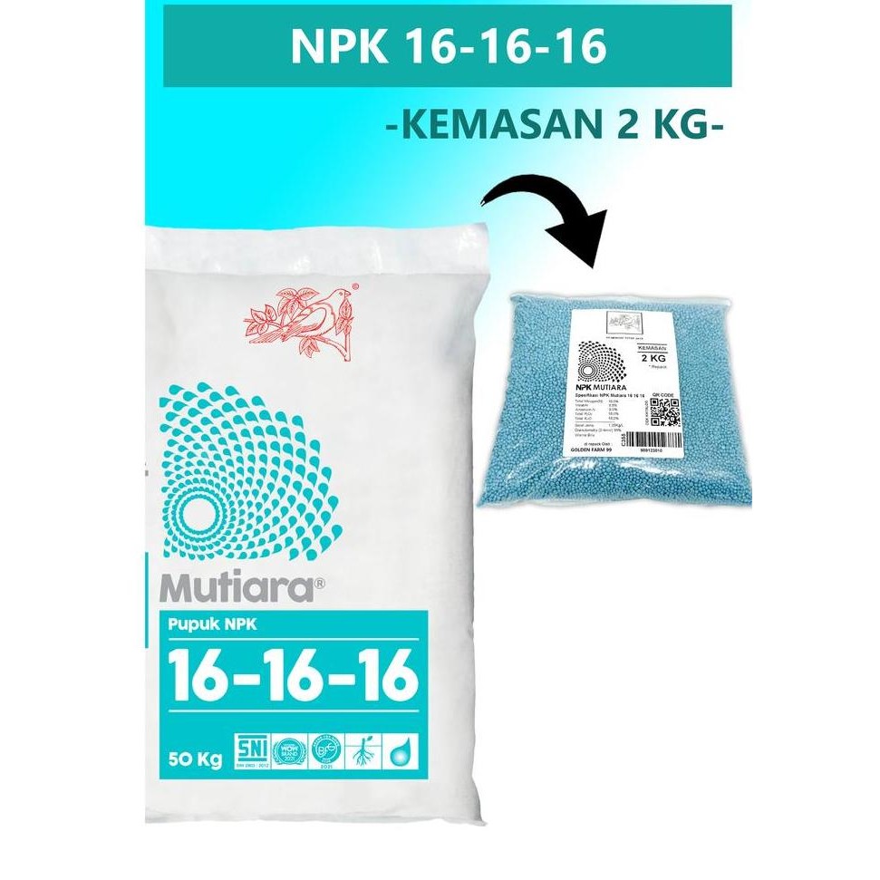 

Terlaris Pupuk Npk Mutiara 16 16 16 Meroke Kemasan 2 Kg Harga Lebih Murah