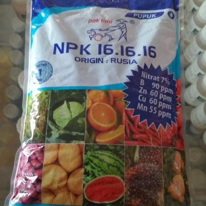 

Terlaris Npk 16-16-16 Pak Tani 1 Kg