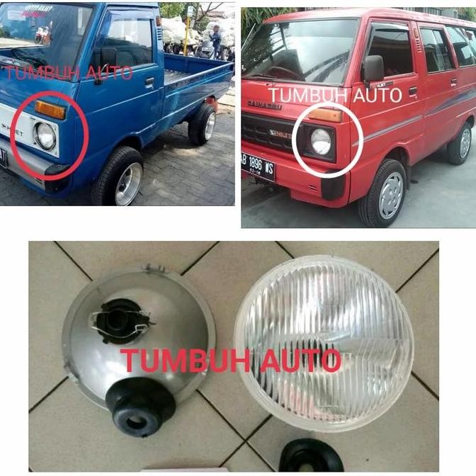 TERBARU - Lampu Depan Headlamp 2 Pcs Daihatsu Hijet 1000 550 Carry Katana Kijang