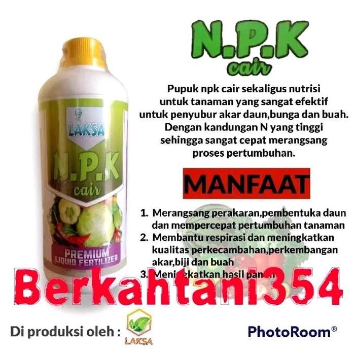 

Terlaris Pupuk Npk Cair Laksa 1Liter