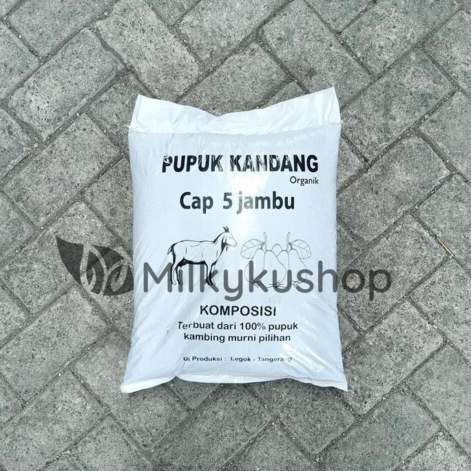 

Terlaris Pupuk Kandang Kambing Cap 5 Jambu Organik Halus Via Gosend