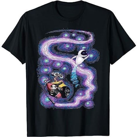 Baju Kaos Disney Pixar Wall-E Cosmic Stars T-Shirt Premium Cotton Combed 24s Original 100% | Pinky P