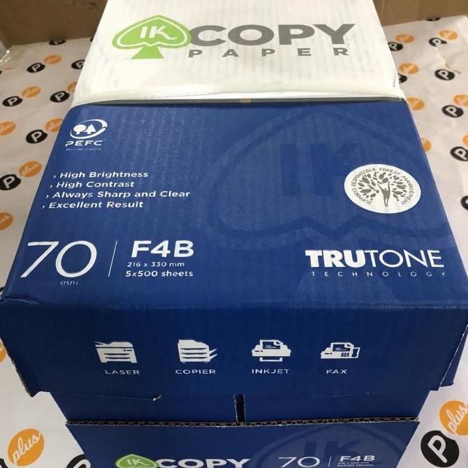 

Hvs F4 70 gr merk IK copy paper ( Box )