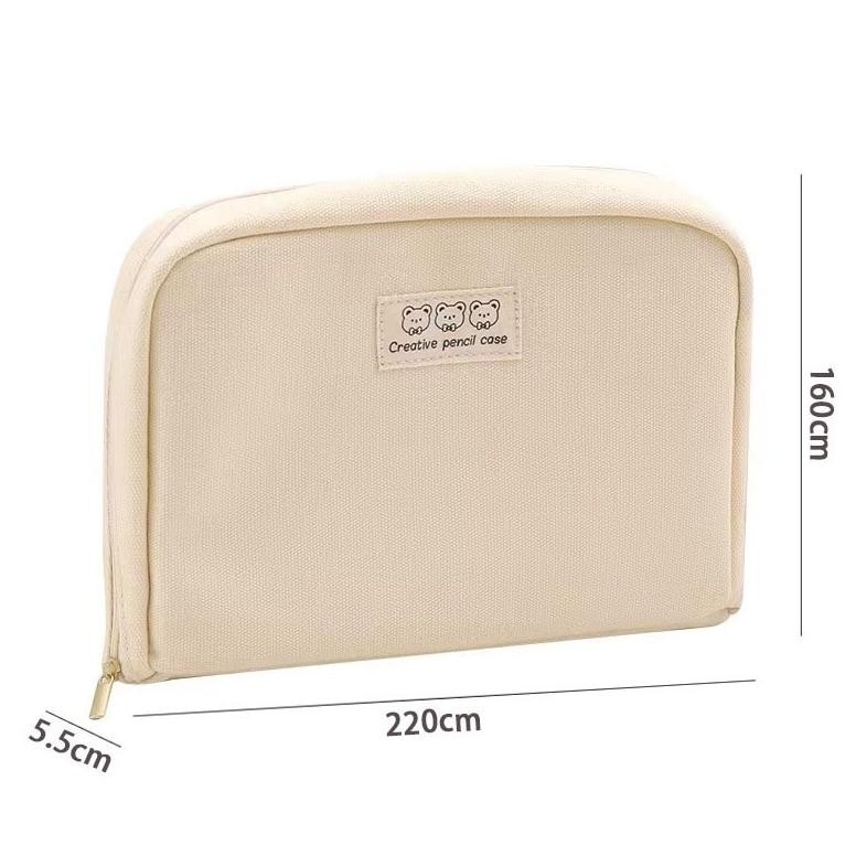 

Ready 8-Layer Super Large Capacity Pencil Case Kawaii Canvas Pencil Box Pen Pouch Organizer For Girls Back To School Stationery Supplies