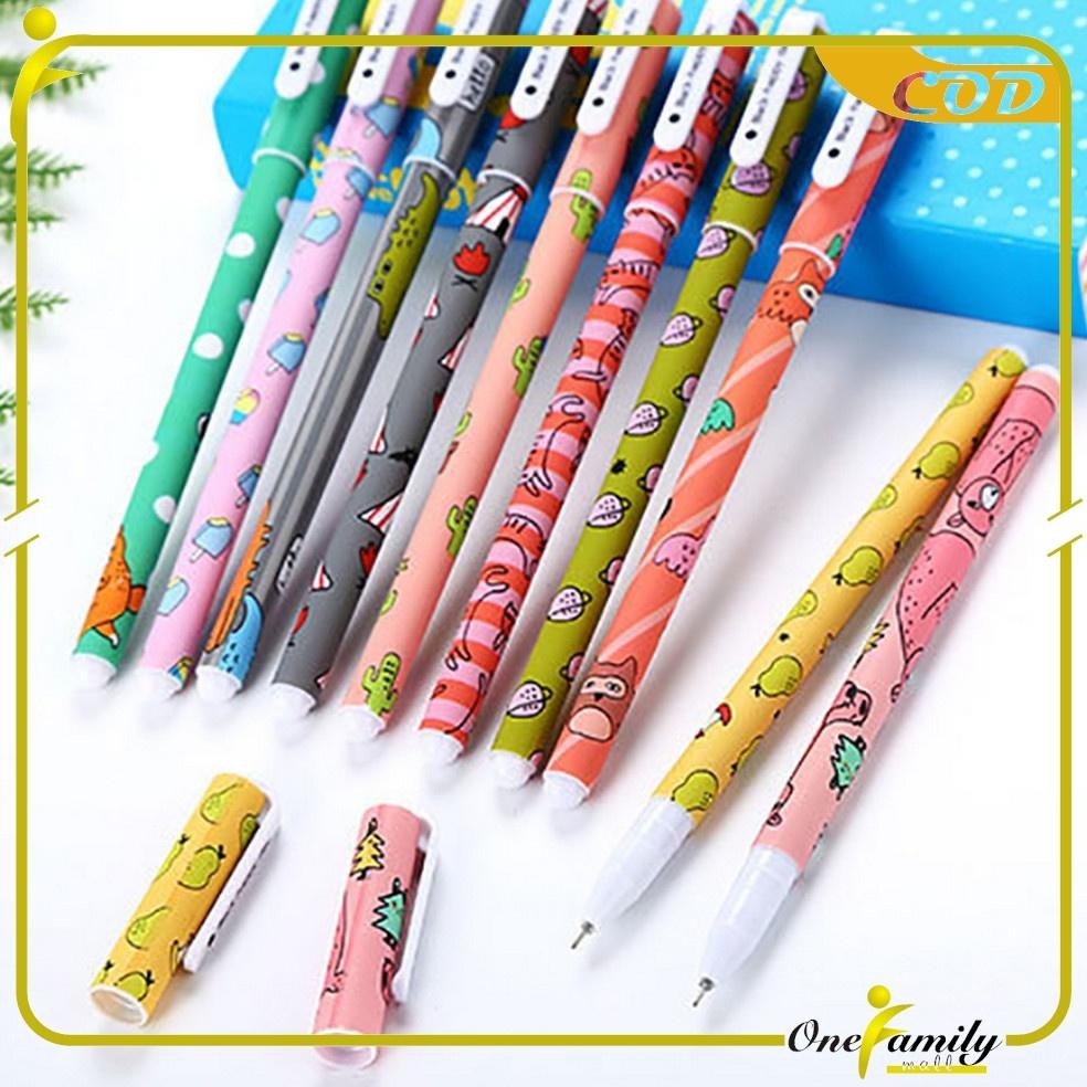 

Ready One-A54 Pulpen Gel Set Warna Warni 10In1 Pena Cair Motif Karakter / Pena Korea Color Pen Souvenir Set Alat Tulis Sekolah Dan Kantor
