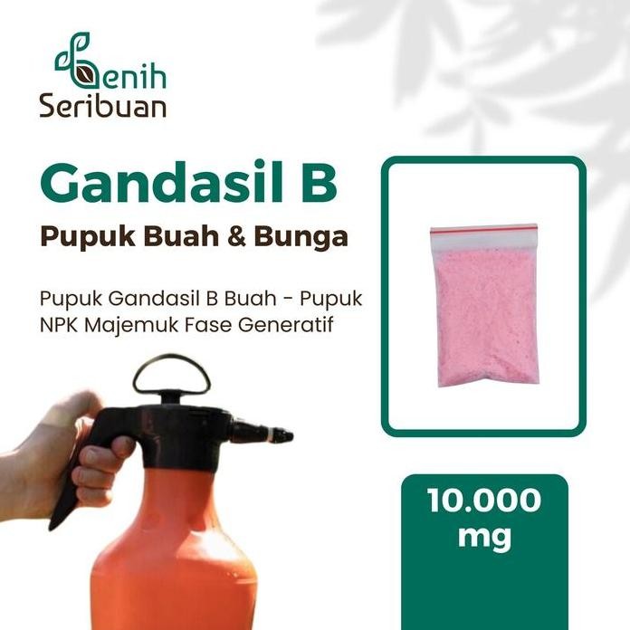 

Terlaris Gandasil B Buah Npk Majemuk 6-20-30 Fase Generatif Nutrisi Pembungaan Pembuahan Sayuran & Buah