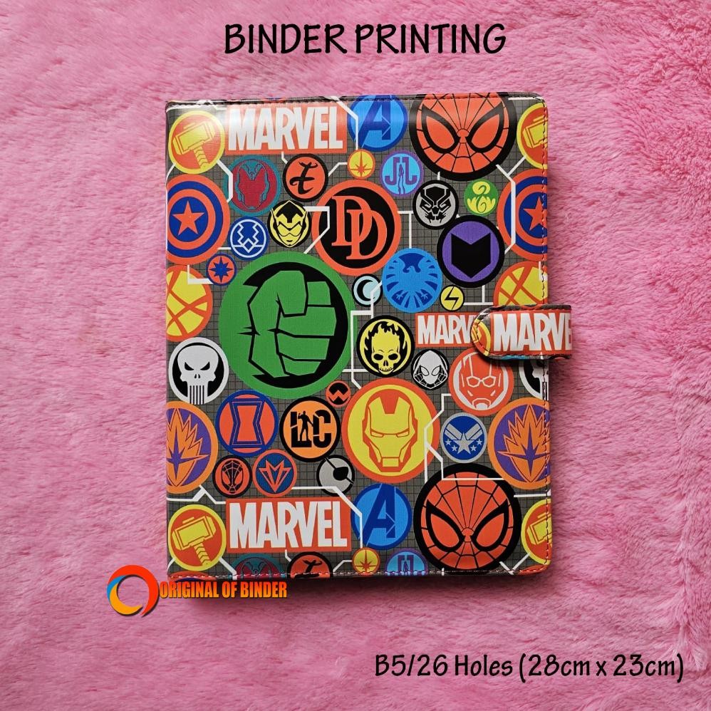 

Ready Binder Printing Motip Avenger, Ukuran A5/20 Holes & B5/26 Holes