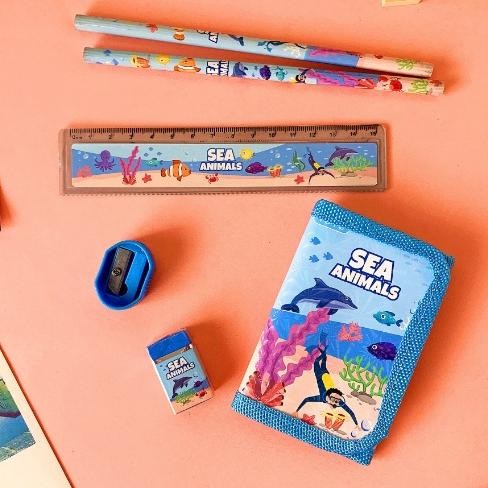 

Ready Kings - S5926 Stationery Set / Alat Tulis Set 6 In 1 Hadiah Souvenir / Paket Alat Tulis + Dompet Anak / Alat Tulis Set Karakter