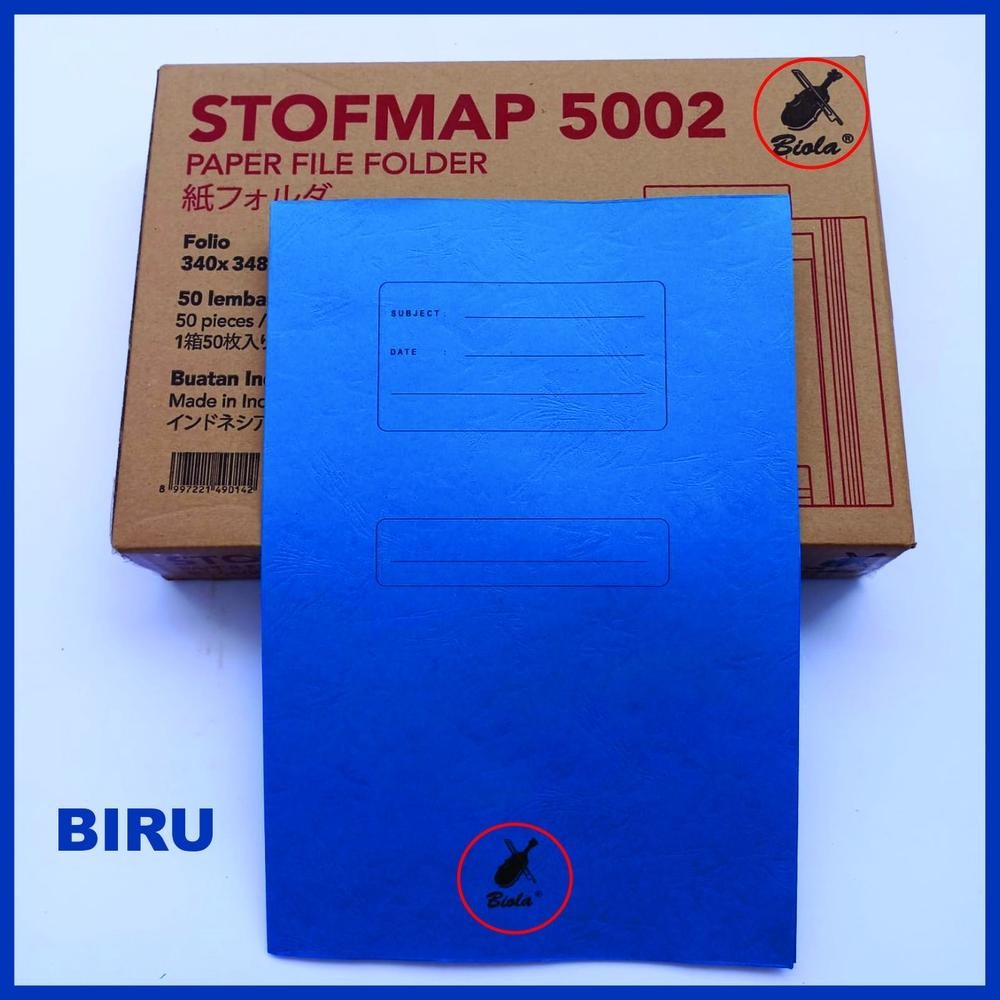 

Ready Stop Map Buffalo / Stop Map Kertas Ukuran 24 X 34 Cm / 1Pak Isi 50 Lembar