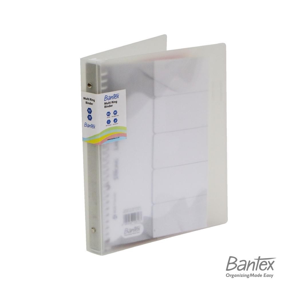 

Ready Bantex Binder Polos B5 26 Ring Transparan